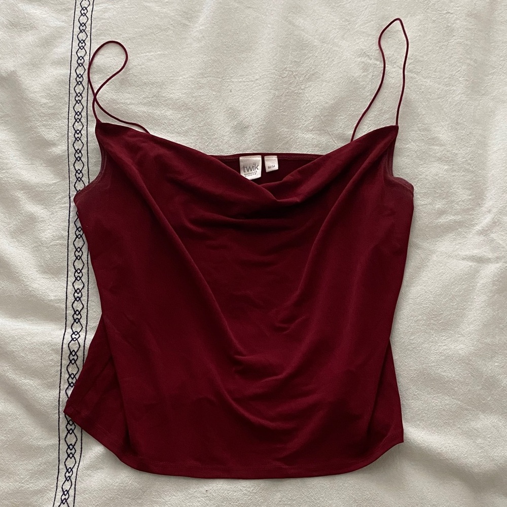 Twik Deep Red Camisole Top